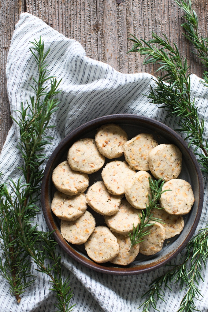 Rosemary Toasted Hazelnut Shortbread Cookies Recipe - Kitchen Konfidence