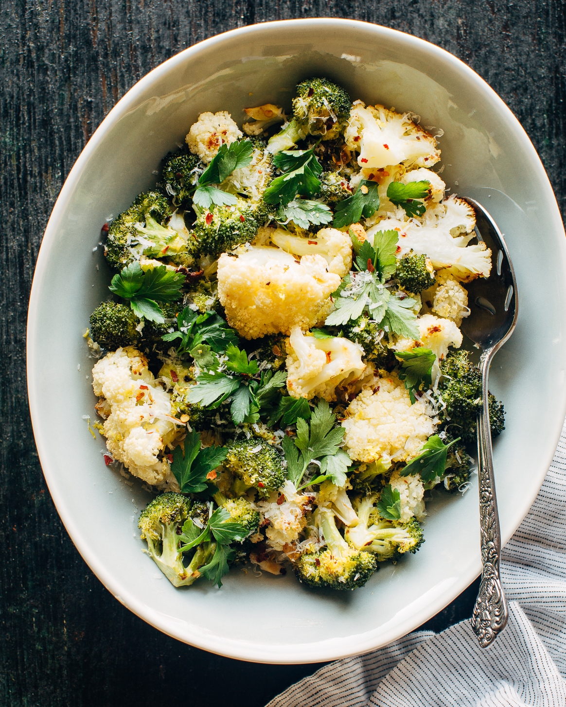 Roasted Broccoli and Cauliflower Recipe - Kitchen Konfidence