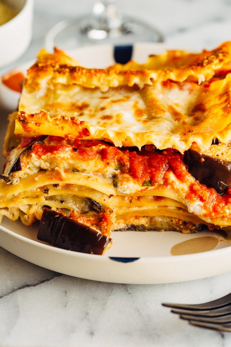Ricotta and Eggplant Lasagna Recipe - Kitchen Konfidence