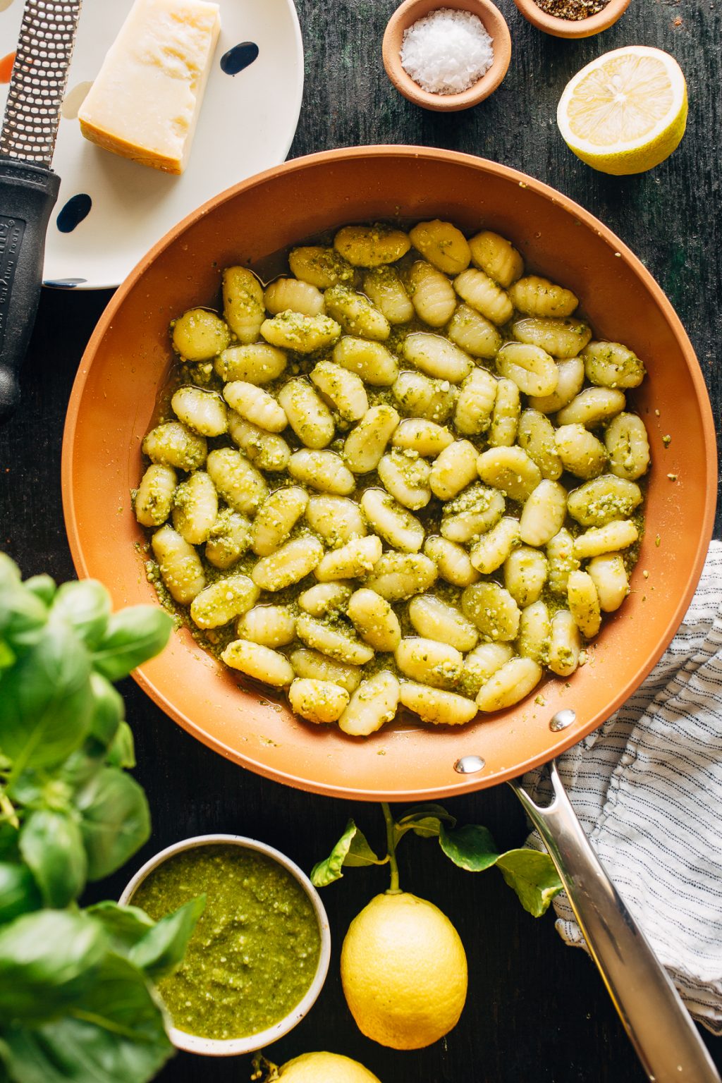 Easy Pesto Gnocchi Recipe (Plus A Leveled Up Version!) - Kitchen Konfidence